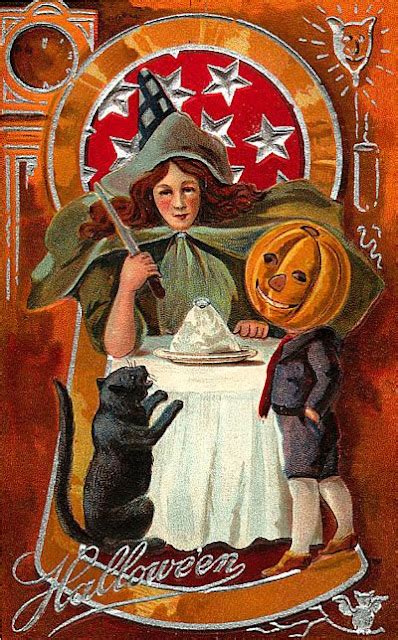A Nostalgic Halloween Vintage Halloween Postcard