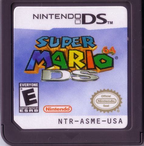Super Mario 64 Ds Cover Or Packaging Material Mobygames