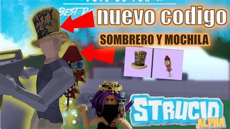 Nuevo Codigo De Strucid Mochila Y Sombrero Gratis Youtube