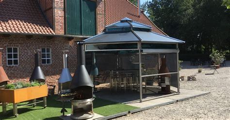 Jedes stück wird individuell, von hand, komplett farbig bemalt. Gartenpavillon Deluxe - Garten und Ambiente | Feuerdesign ...