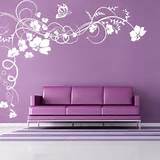 Flower Wall Decals For Bedroom
