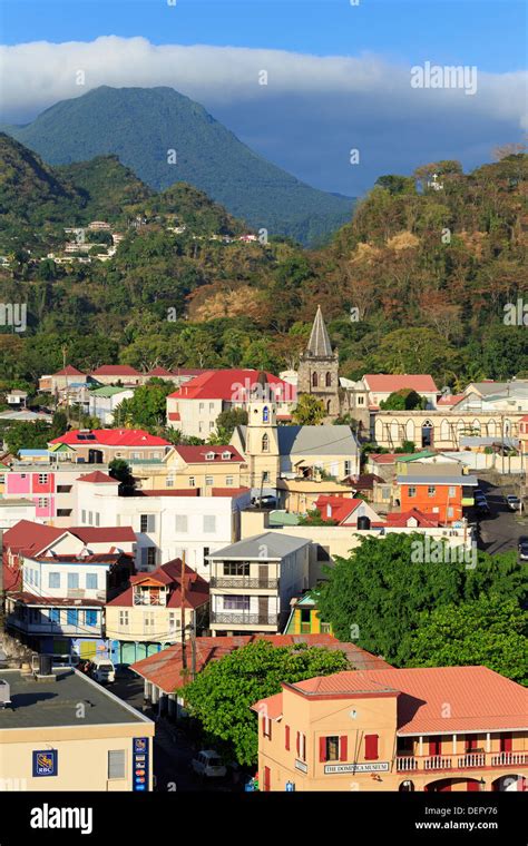 Downtown Roseau Dominica Windward Islands West Indies Caribbean