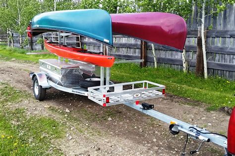 Luxs Yahoo Ruff Sport Trailer Galvanized Finish For Kayak Bicycle And Sup By