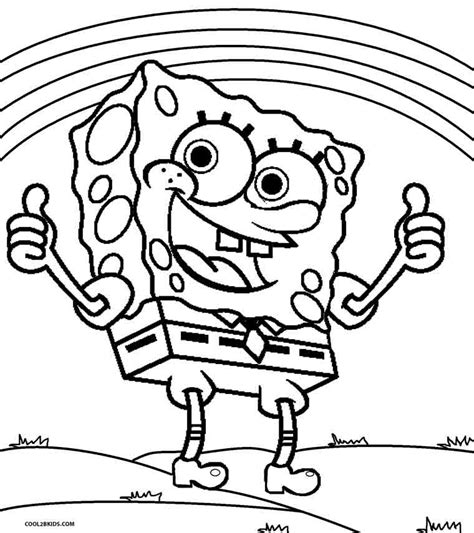 Spongebob Kleurplaten Gratis Printen Voor Kinderen