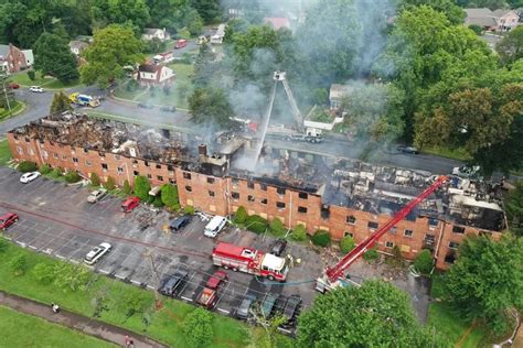 Major Fire Destroys Apartment Complex In Chester County