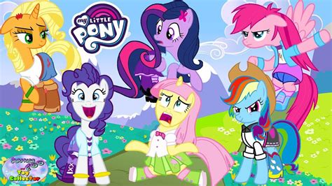 My Little Pony Transforms Mane 6 Color Swap Mlp Surprise Egg And Toy