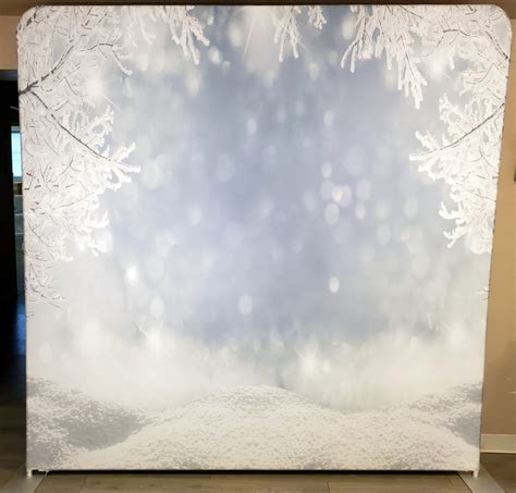 Backdrop Winter Wonderland 8 X 8 Frame With Stretch Frame