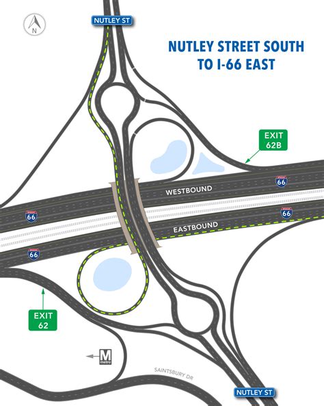 Bypass Lanes On Nutley Street At I-66 Interchange Open In Fairfax