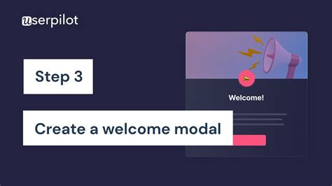 Step 3 Building A New User Onboarding Flow With Userpilot Welcome