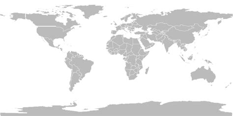 Map Of The World Grey 88 World Maps Gambaran