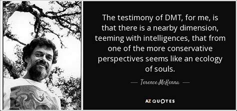 (dmt), plus the latest news, recent trades, charting, insider activity, and analyst ratings. Terence McKenna quote: The testimony of DMT, for me, is that there is...