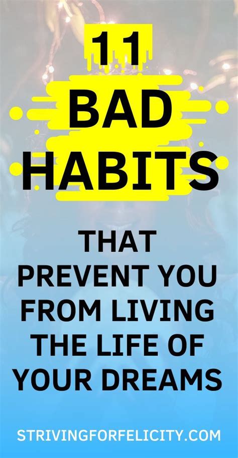 Get Rid Of Your Bad Habits Striving For Felicity Habits Habits Of