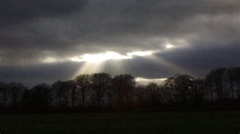 Sun Peeking Through The Clouds Northern Ireland Clouds Ireland