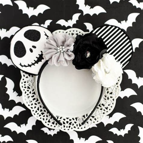 Check spelling or type a new query. DIY No-Sew Jack Skellington Mouse Ears - easy mouse ears ...