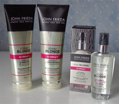 It gives your hair a high gloss and tones down brassiness. A Corner To Call My Own: John Frieda Sheer Blonde Hi ...