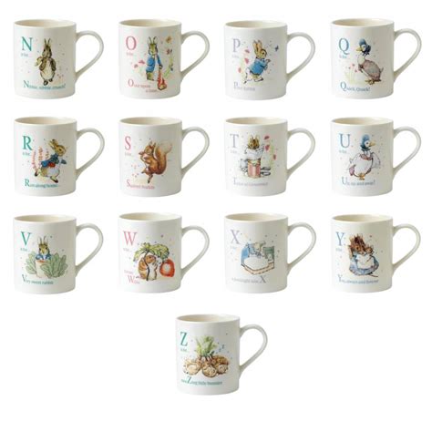 A teenage beatrix potter and her pet mouse, xarifa, in 1885. Beatrix Potter Alphabet Mug By The Letteroom ...