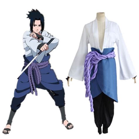 Naruto Shippuden Sasuke Uchiha Cosplay Costume Naruto Fandom