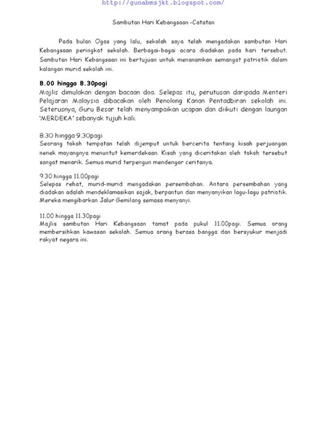 Selain membuat sambutan kemerdekaan di sekolah, kita juga boleh menganjurkan kempen kibarkan jalur gemilang. Contoh Karangan Sambutan Bulan Kemerdekaan Di Sekolah Saya