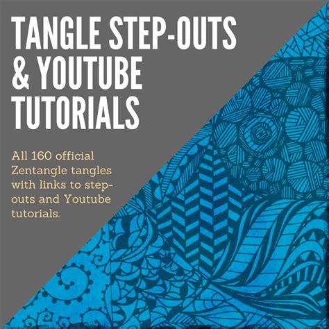 This is a must try printmaking idea for kids. List of Official Zentangle Patterns with Step-Outs & Youtube Tutorials | Zentangle patterns ...