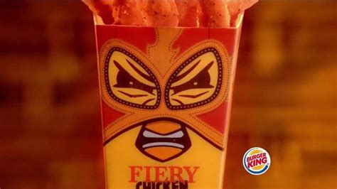 Burger King Fiery Chicken Fries Tv Spot Precaución Ispottv