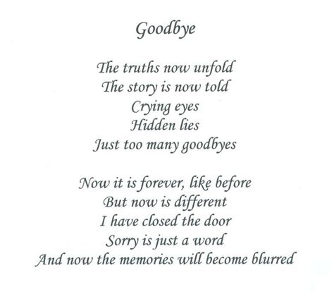 See more ideas about goodbye quotes, funny goodbye quotes because moving on is saying good bye, and saying good bye is making a change, whether big or small, and at the core of it, i believe the change. Danny's_memoir: Goodbyes