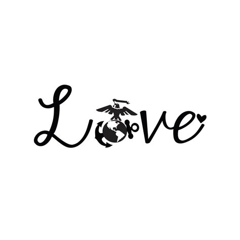 marine corps window decal. love ega. usmc eagle by AtEaseDesigns, How