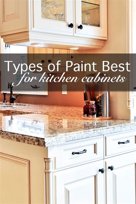 Start in the middle and work your way to the edges. Types of Paint Best For Painting Kitchen Cabinets
