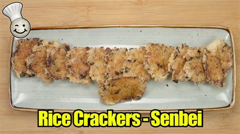 Homemade Baked Rice Cracker Senbei Recipe Easy And Crunchy YouTube