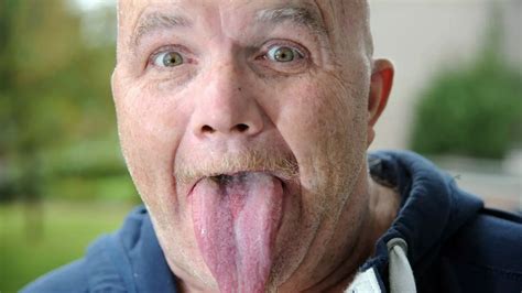 Briton Reclaims Record For Worlds Longest Tongue And Finds Its Even BIGGER Mirror Online