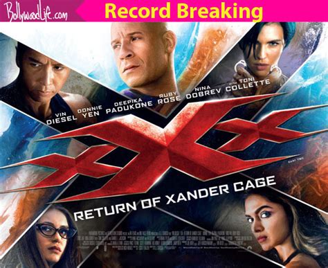 Deepika Padukones Xxx Return Of Xander Cage Scores Big At The China