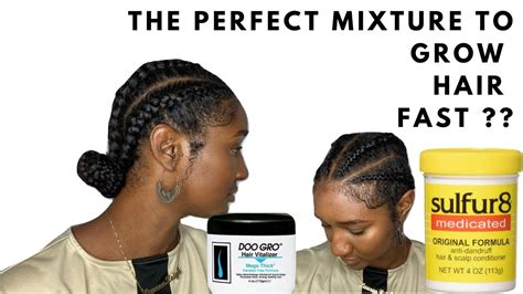 I do wash and deep condition weekly, though. Sulfur 8 And Doo Gro Hair Grease For Hair Growth And Itchy ...