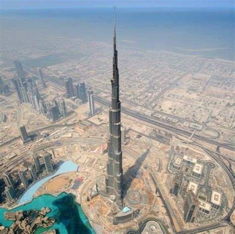 Burj Khalifa View From Space