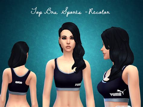 The Sims Resource Top Bra Sports