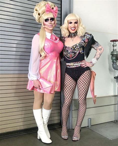 Trixie Mattel And Katya Zamolodchikova At Rupauls Drag Con 2019 Drag Queen Outfits Katya