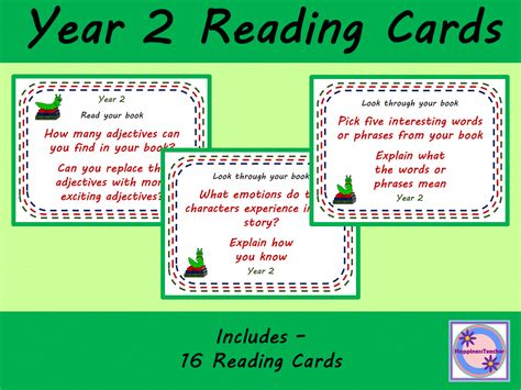 Reading Cards Teaching Resources