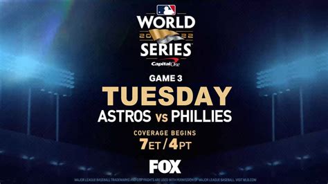 World Series Game 3 Airs Tonight On Fox Schedule Updated Wolf