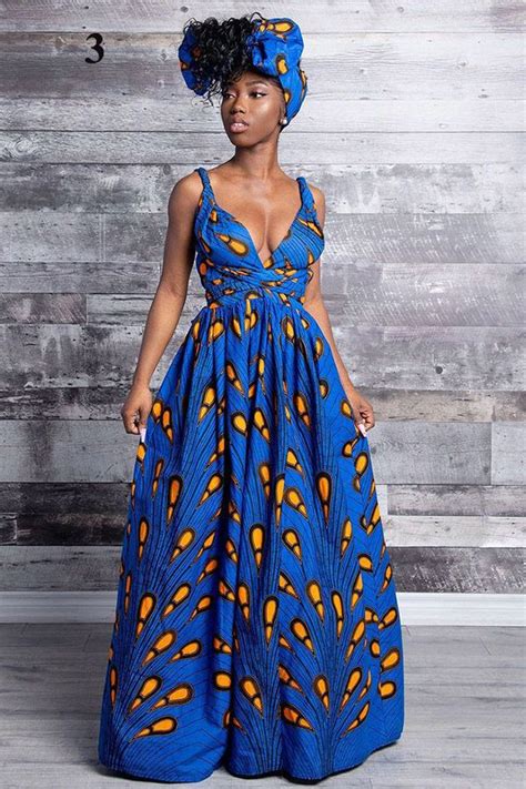 Hualong Sexy Sleeveless Maxi Print African Dress 5 African Print Dresses African Dresses For