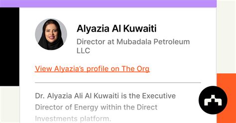 Alyazia Al Kuwaiti Director At Mubadala Petroleum Llc The Org