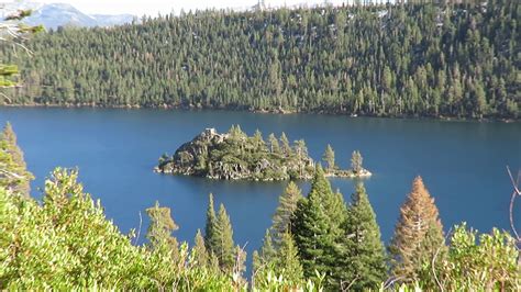 Emerald Bay With Fannette Island Lake Tahoe California Youtube