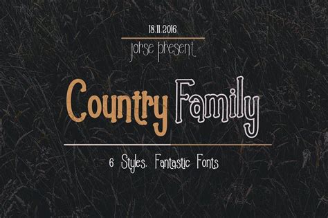 Country Font By Jorse · Creative Fabrica In 2020 Country Fonts