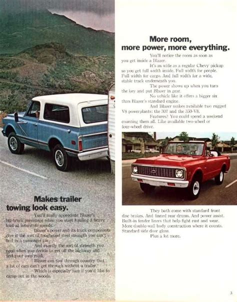 1972 Chevrolet And Gmc Truck Brochures 1972 Chevy Blazer 03