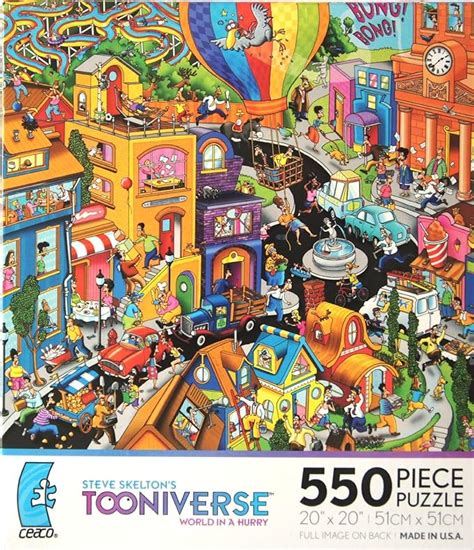 Steve Skeltons Tooniverse World In A Hurry 550 Piece