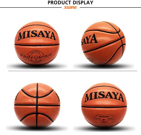 Professional Basketball Official Size 7 Custom Leather Basketball High