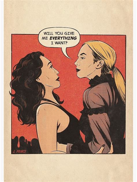 An Old Comic Book With Two Women Talking To Each Other And One Has A