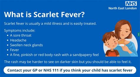 Information On Scarlet Feverstrep A Aldersbrook Medical Centre