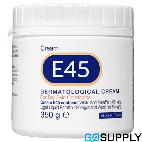 E45 Moisturising Cream For Dry Skin And Eczema 350g