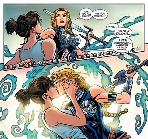 Valkyrie Kiss Lesbian Comic Comic Books Comics