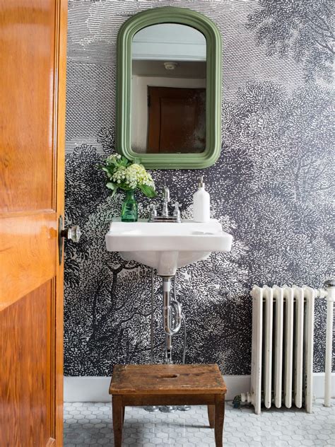How to Install Wallpaper in a Bathroom | Bathroom wallpaper, Bathroom