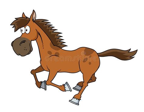 Running Horse Cartoon