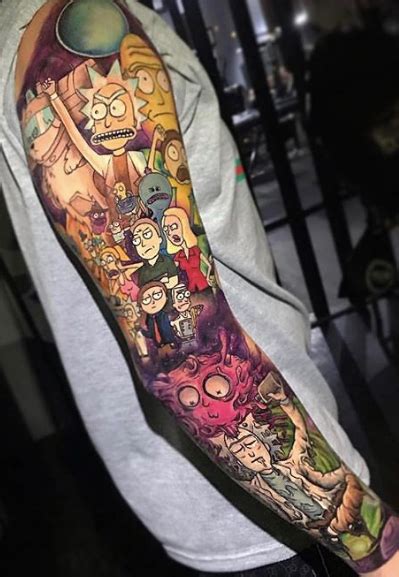 Rick and morty tattoos that will blow your mind | tattoo life. Best 40 Rick and Morty Fan Tattoos - NSF - Music Magazine